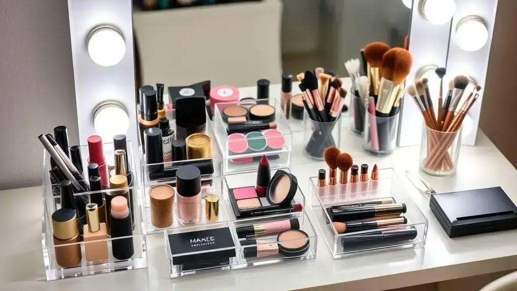 Como Organizar Maquiagem: 15 Ideias Práticas [Tudo Visível e Acessível]
