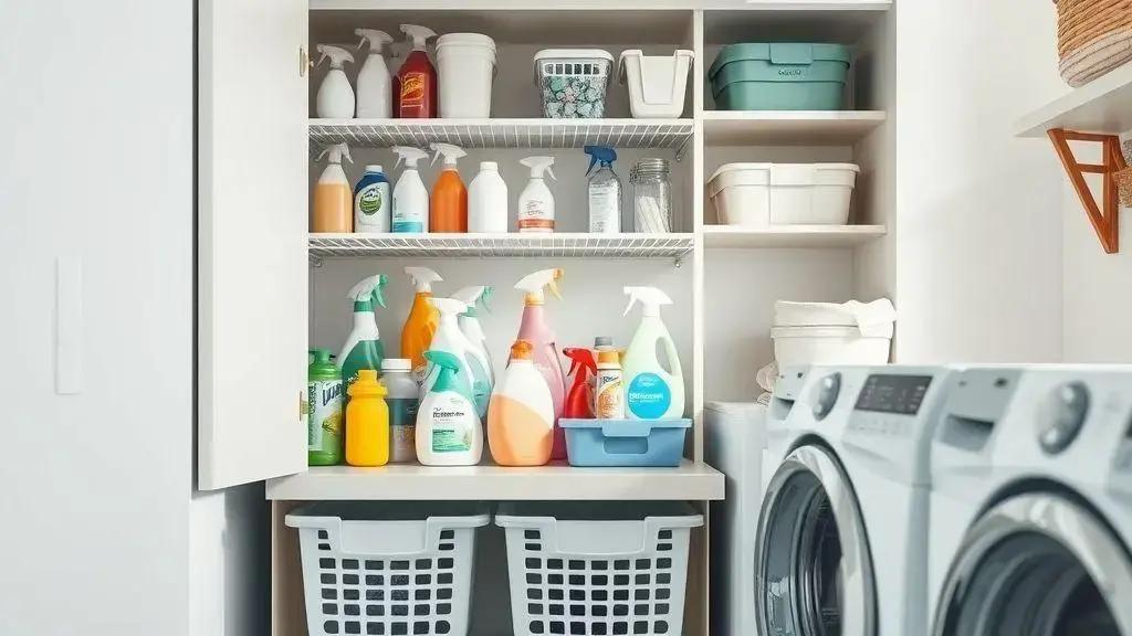 Como Organizar Produtos de Limpeza: Sistema Prático [Passo a Passo]