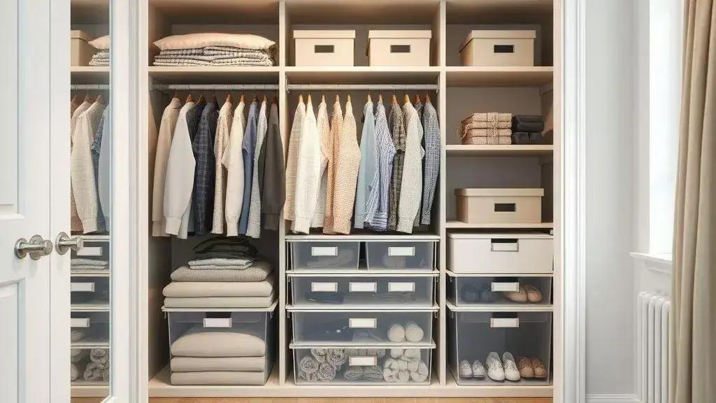 Organização de Guarda-Roupa: 10 Técnicas Que Funcionam [Guia Prático]